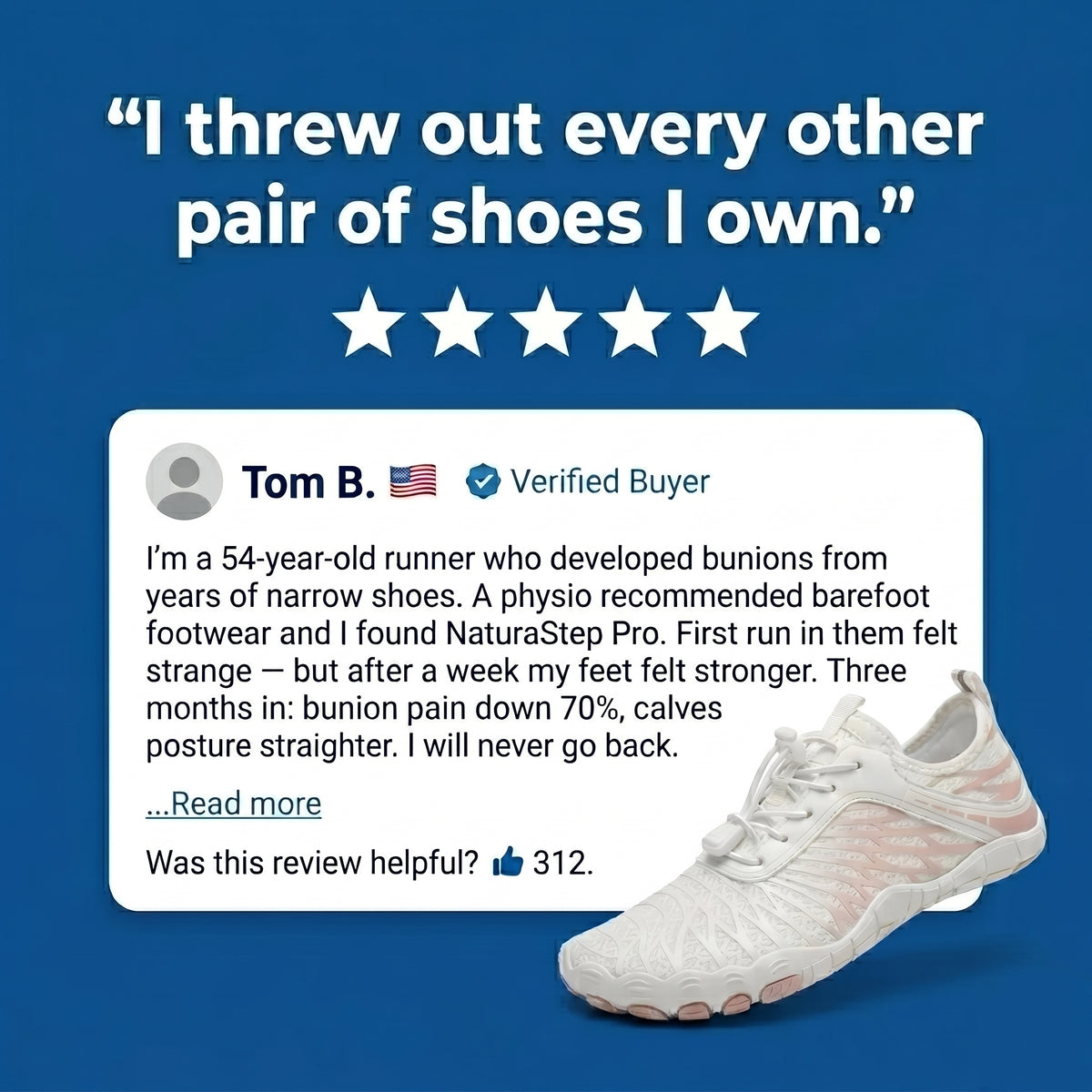 NaturaStep Pro – Zero-Drop & Ergonomic Barefoot Sneakers