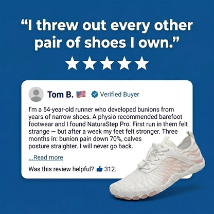 NaturaStep Pro – Zero-Drop & Ergonomic Barefoot Sneakers